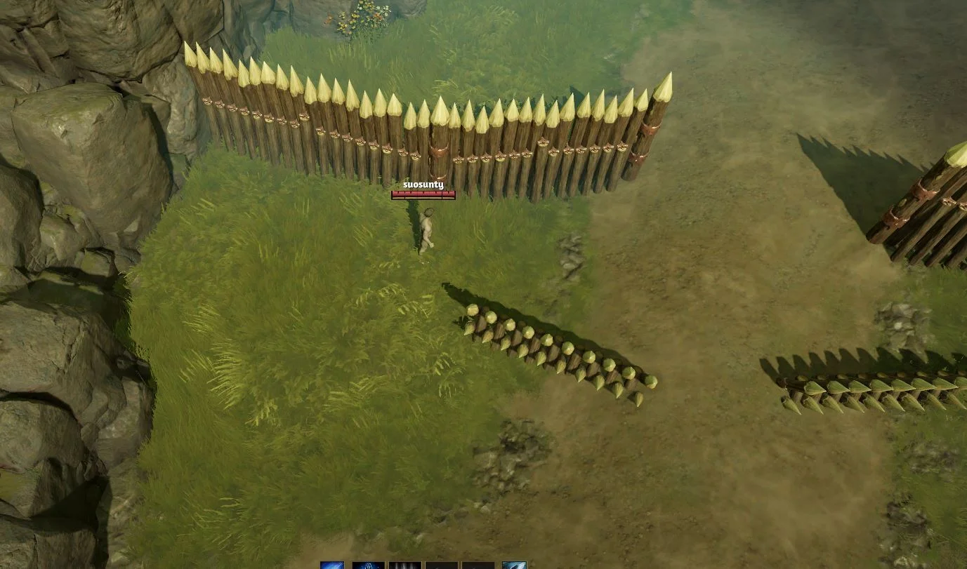 Tier 1 palisade walls